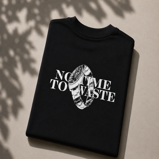 VOLTAGE WATCH TEE — BLACK