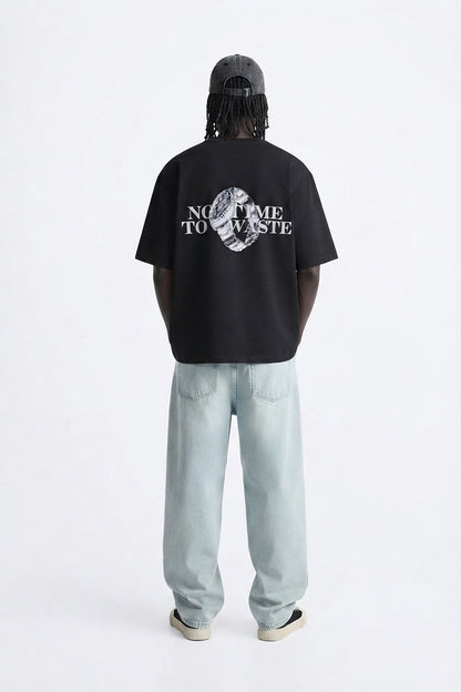 VOLTAGE WATCH TEE — BLACK