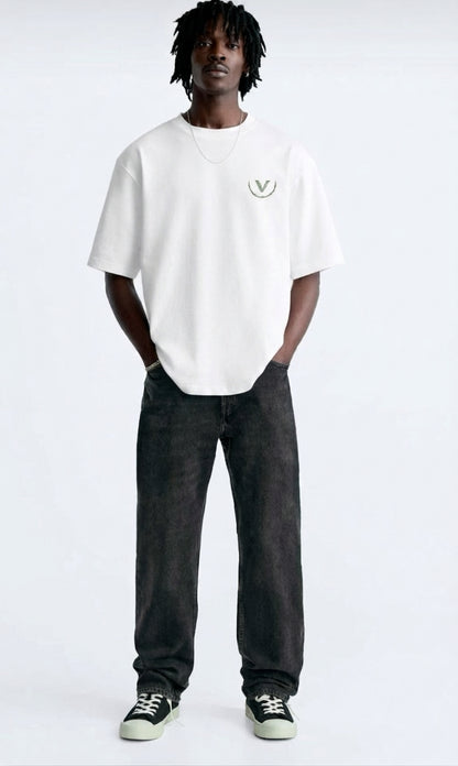 VOLTAGE WATCH TEE — WHITE
