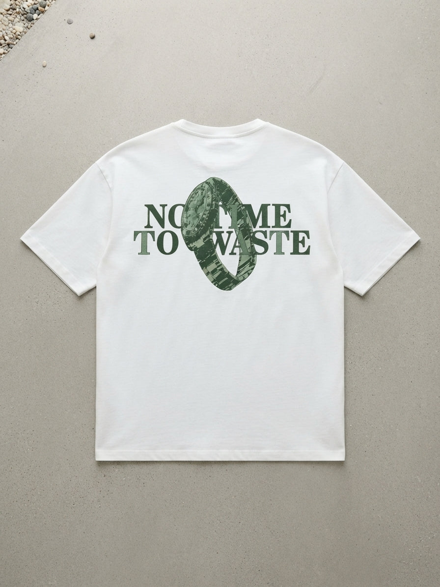 VOLTAGE WATCH TEE — WHITE