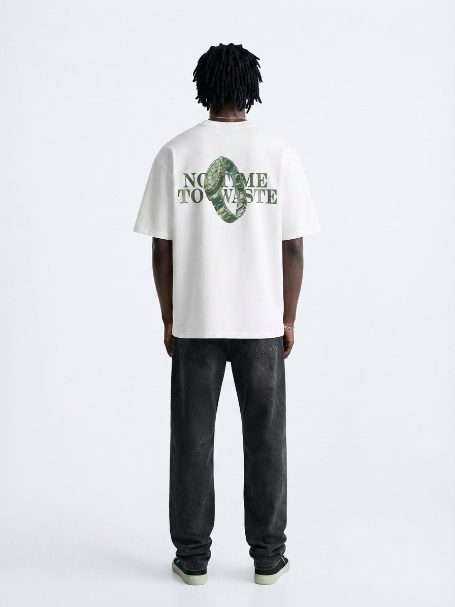 VOLTAGE WATCH TEE — WHITE
