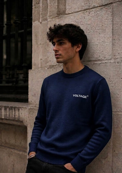 Jersey azul marino