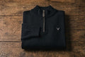 Jersey quarter zip