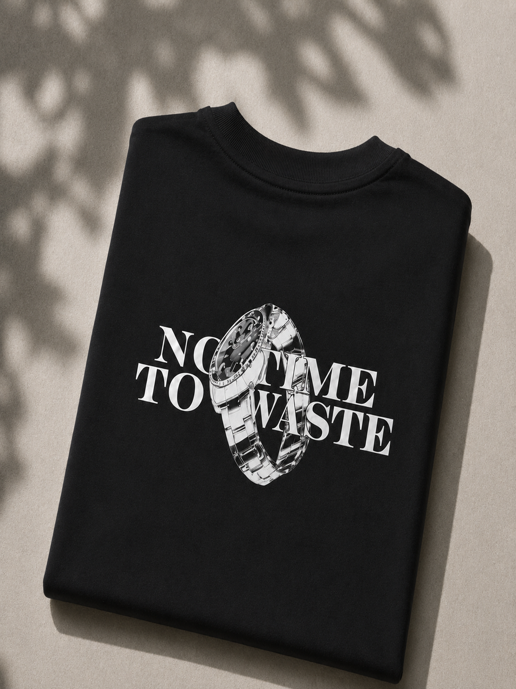 VOLTAGE WATCH TEE — BLACK